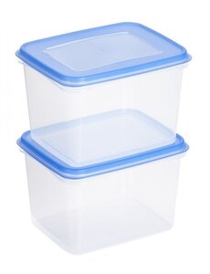 Sunware Voorraaddozen inhoud 1.9 liter  set van 2 stuks