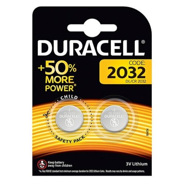 Duracell Knoopcel batterij CR2032 Lithium Duracell