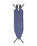 Brabantia Strijkplank B 124 x 38 cm - Met strijkijzerhouder Black 22 - Denim Blue