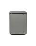  Touch Bin afvalemmer Bo 2 x 30 liter Mineral Concrete Grey