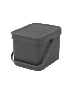 Brabantia Afvalemmer Sort & Go 6 liter Grey