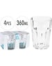 Excellent Houseware Drinkglazenset 4dlg 360ml