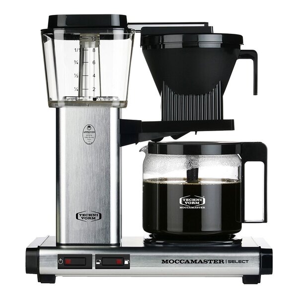 Moccamaster Koffiezetter Moccamaster geborsteld RVS KBG SELECT