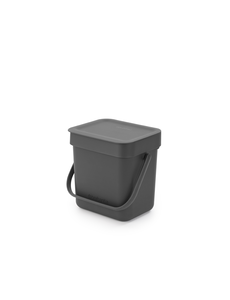 Brabantia Afvalemmer Sort & Go 3 liter Grey