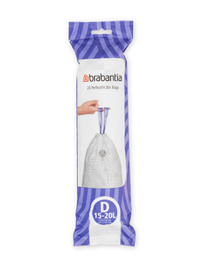 Brabantia Afvalzakken PerfectFit D, 15-20L, 20 stuks