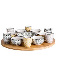 Cosy & Trendy Draaiplateau Azra met 13 schaaltjes