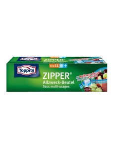  Hersluitbare plasticzak 1L Toppits