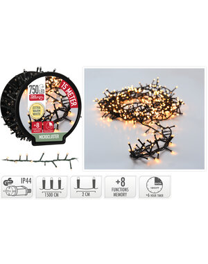 Home & Styling Kerstlampjes 750led extra warm wit