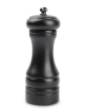 Salt en Pepper Peper/zoutmolen H14cm zwart Savor