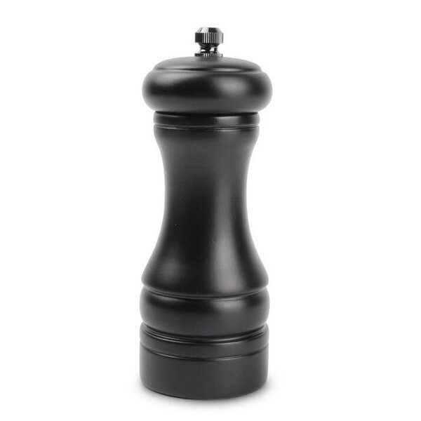 Salt en Pepper Peper/zoutmolen H14cm zwart Savor