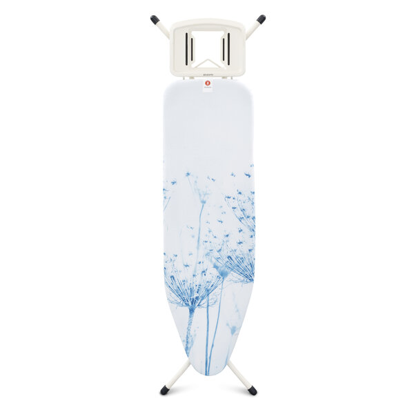 Brabantia Strijkplank B 124 x 38 cm Cotton Flower met solide strijkijzerhouder