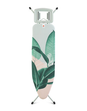 Brabantia Strijkplank B 124 x 38 cm Tropical Leaves met solide strijkijzerhouder