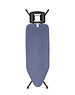 Brabantia Strijkplank C 124 x 45 cm - Strijkplank Met solide strijkijzerhouder Black 25 - Denim Blue