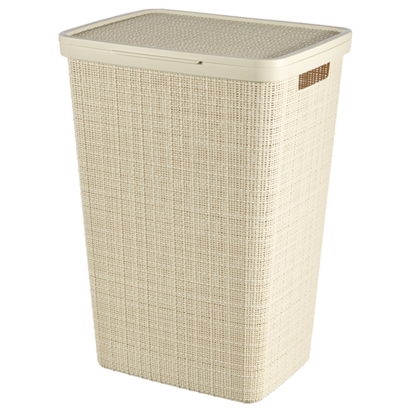 Curver Wasbox Jute Gebroken Wit 58L