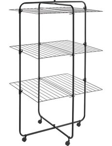 Metaltex Droogtoren Dijon 33 meter mat zwart