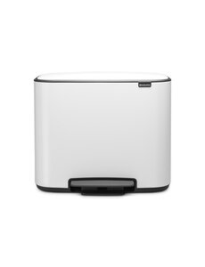 Brabantia Pedaalemmer Bo 3 x 11 liter White
