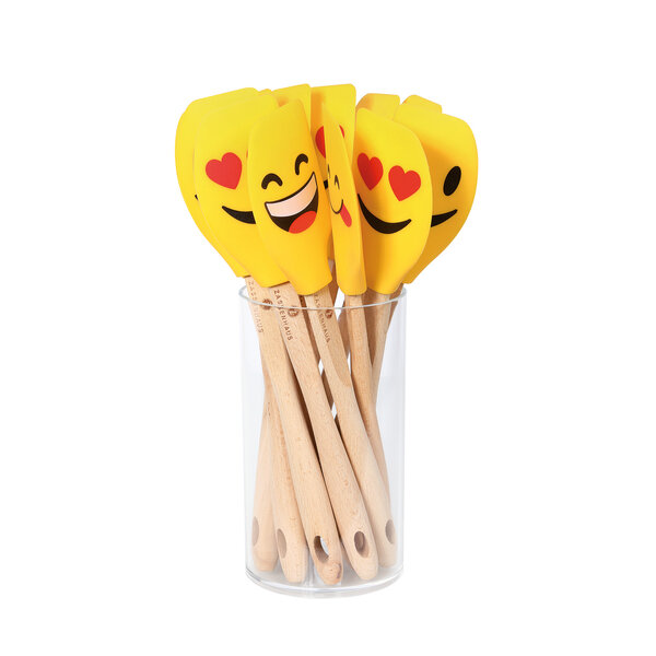 Zassenhaus Deegschraper Smiley 30,5cm beukenhout