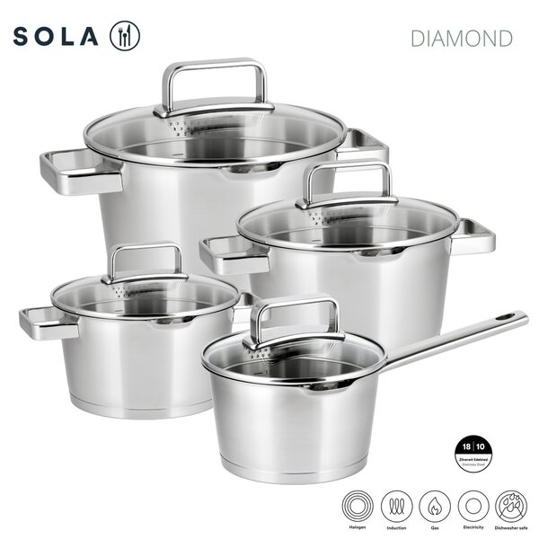 Sola Kookset 4-delig Diamond Sola