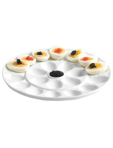 Cosy & Trendy Eierschaal wit 21 eieren porselein