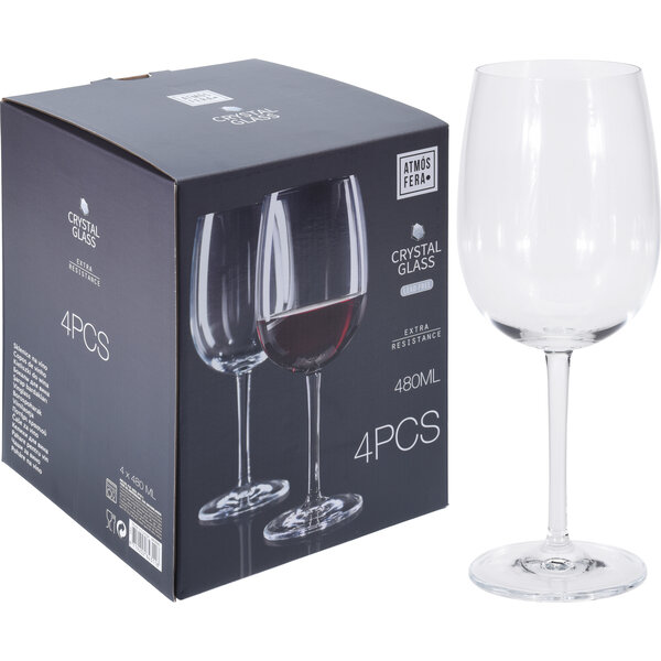 Atmós Fera Rode wijnglas 48cl set/4 kristalglas