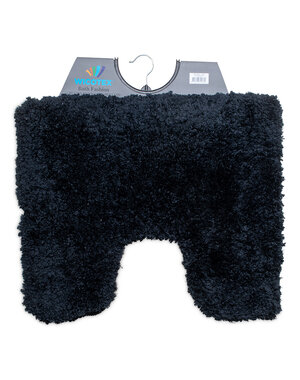 Wicotex Toiletmat zwart 50x60cm