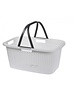  Wasmand 60x40x26cm met handvaten wit