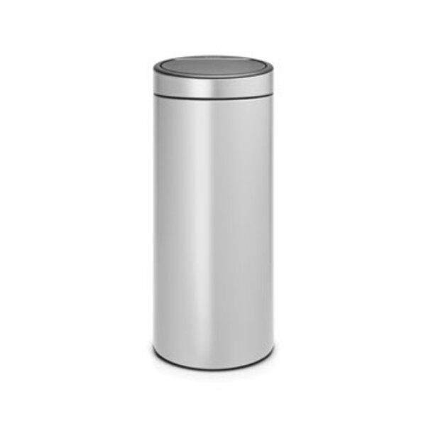 Brabantia Afvalbak Touch Bin New 30 liter Metallic Grey