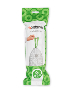 Brabantia Afvalzakken PerfectFit G, 23-30L, 20 stuks
