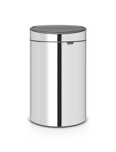 Brabantia Afvalbak Touch Bin 40 liter Brilliant Steel