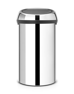 Brabantia Touch Bin afvalemmer 60 liter Brilliant Steel