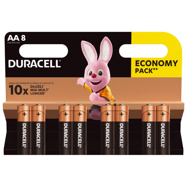 Duracell Batterij AA Duracell Plus Power set/8