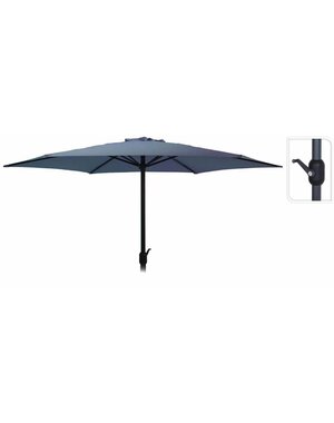 Pro Garden Parasol Ø 3 meter donker blauw