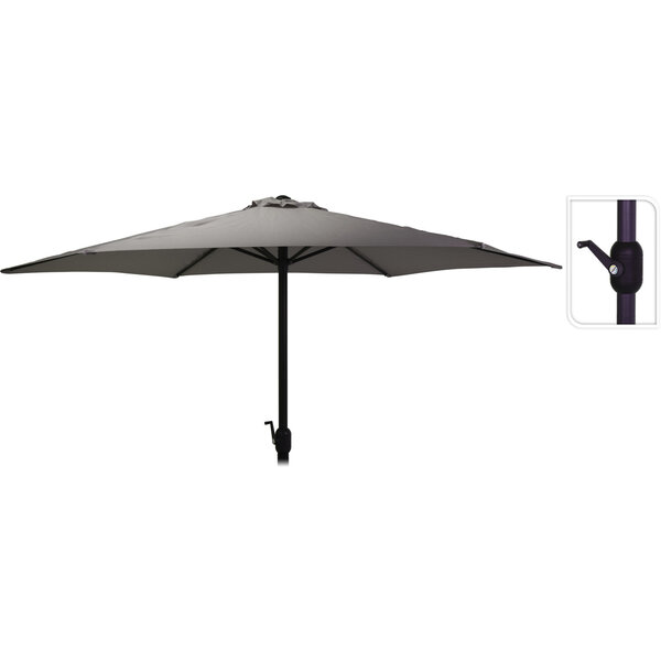 Pro Garden Parasol Ø 3 meter donker grijs