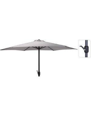  Parasol dia 3mtr licht grijs