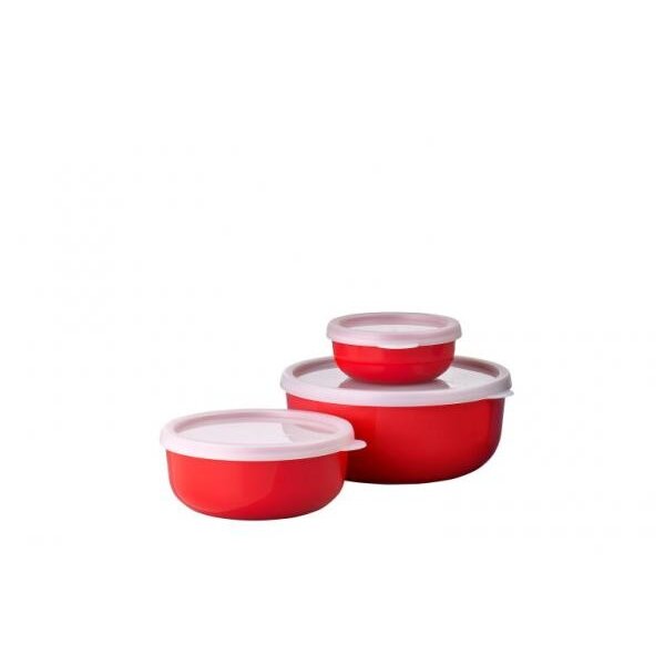 Mepal set bewaardoos lumina 3-delig - nordic red