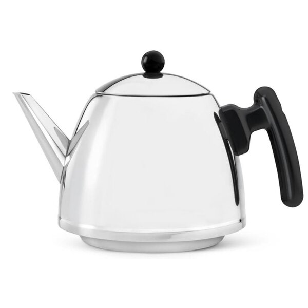Bredemeijer Theepot 1,2L Duet Classic op voet zwart beslag