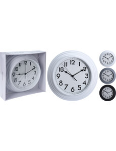 Segnale Wandklok 31x8cm 3ass