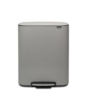 Brabantia Pedaalemmer Bo 60 liter Mineral Concrete Grey