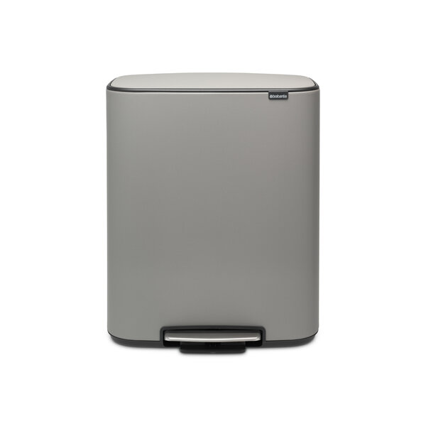 Brabantia Pedaalemmer Bo 60 liter Mineral Concrete Grey