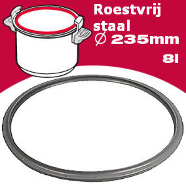 Tefal Ring Snelkookpan 23.5 cm Sensor 1