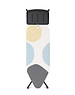 Brabantia Strijkplank C 124 x 45 cm - Geen water op vloer - Solide stoomunithouder - Spring Bubbles - Black 25