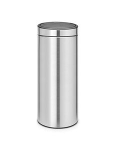 Brabantia Afvalemmer Touch Bin 30 liter Matt Steel Fingerprint Proof