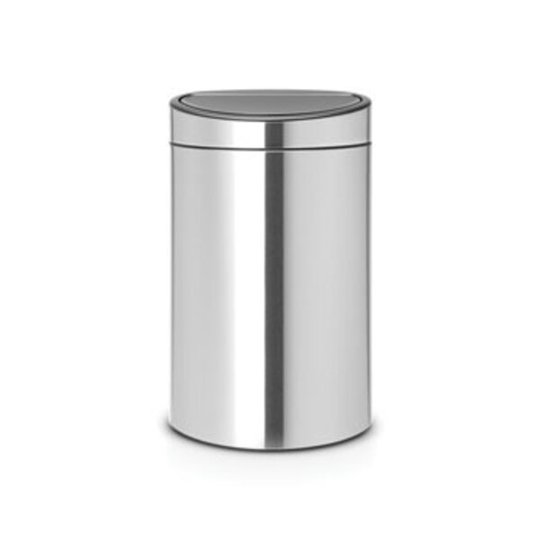 Brabantia Afvalbak Touch Bin 40 liter Matt Steel Fingerprint Proof