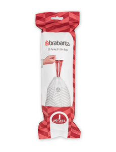 Brabantia Afvalzakken PerfectFit J, 20-25L, 20 stuks