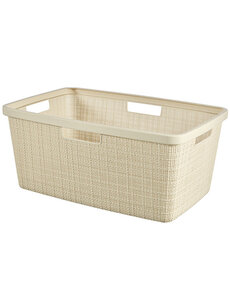 Curver Wasmand Jute Wit 46L