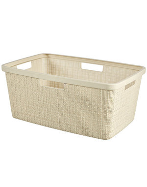 Curver Wasmand Jute Wit 46L