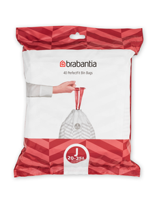 Brabantia Afvalzakken PerfectFit J, 20-25L, 40 stuks