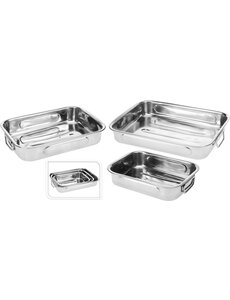 Excellent Houseware Braadslede RVS set 3 stuks