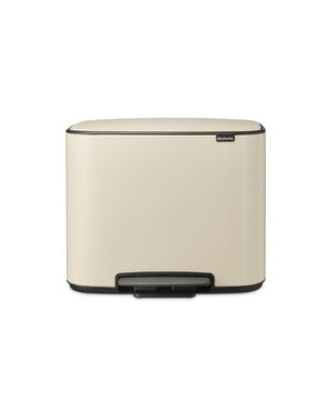 Brabantia Pedaalemmer Bo 11 + 23 liter Soft Beige