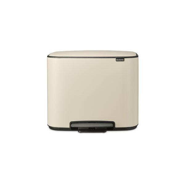 Brabantia Pedaalemmer Bo 11 + 23 liter Soft Beige